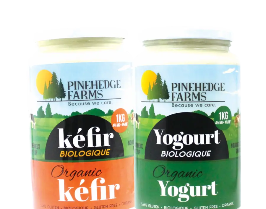 YOGOURT OU KÉFIR BIOLOGIQUE PINE HEDGE